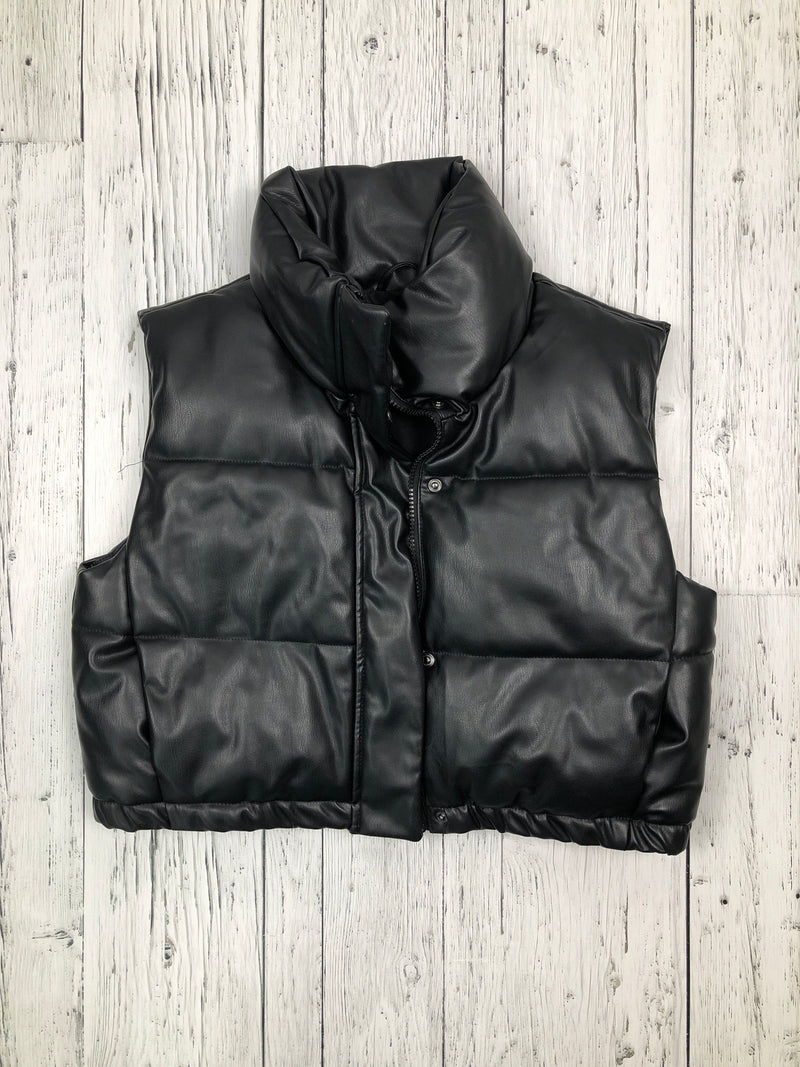 Zara black puffer vest - Hers M