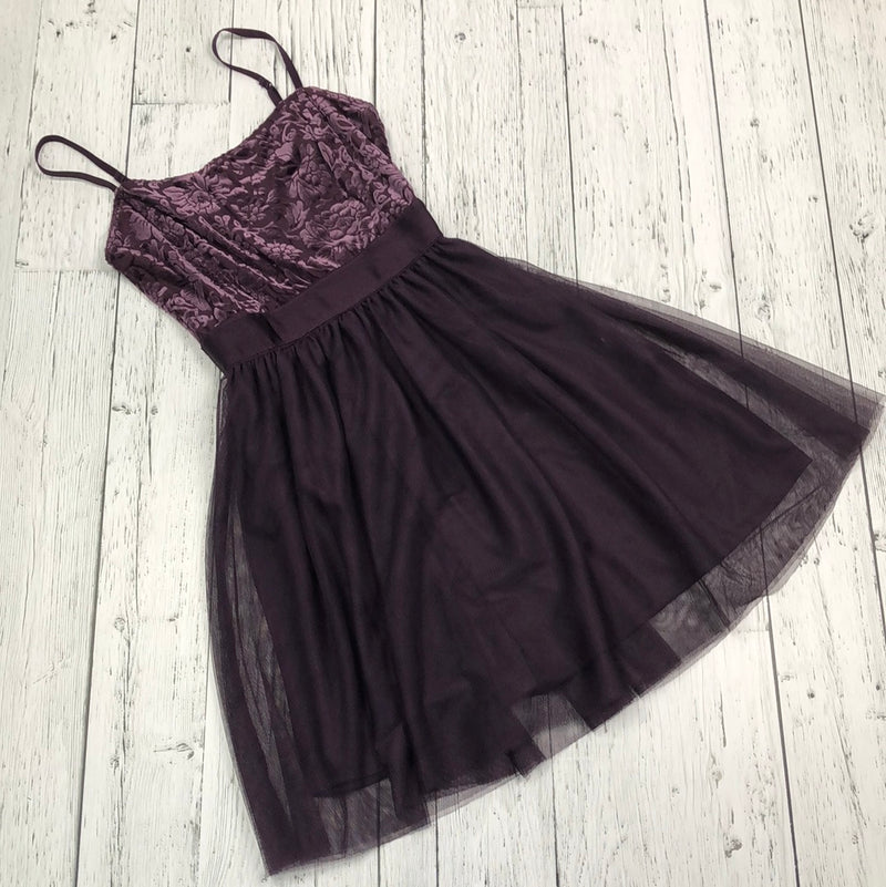 Garage purple patterned dress - Hers XS