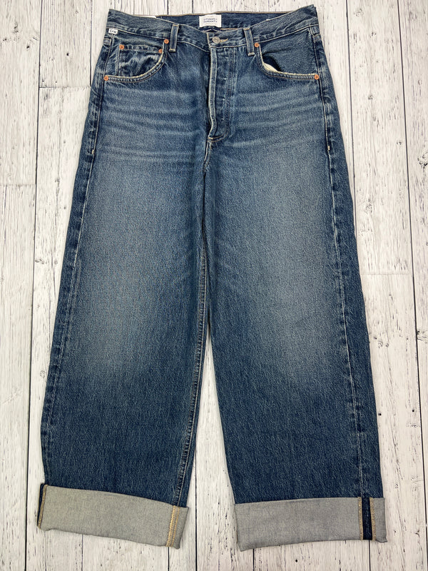 Citizens of humanity blue wide leg jeans - Hers M/29