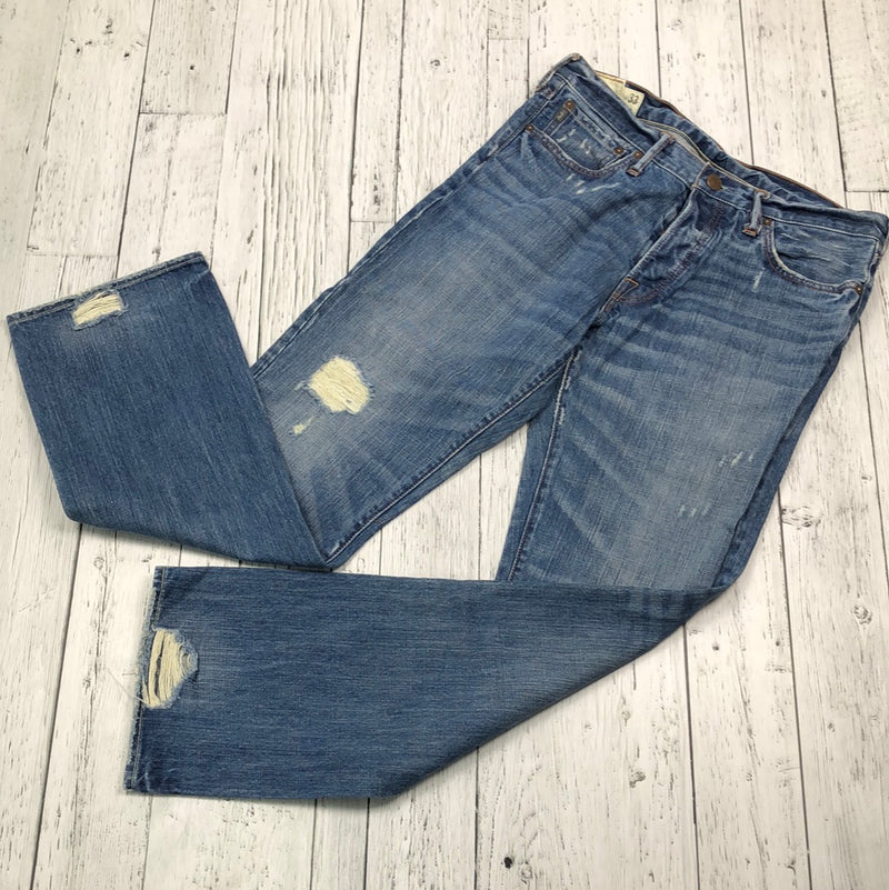 Abercrombie&Fitch distressed blue jeans - His 32x32