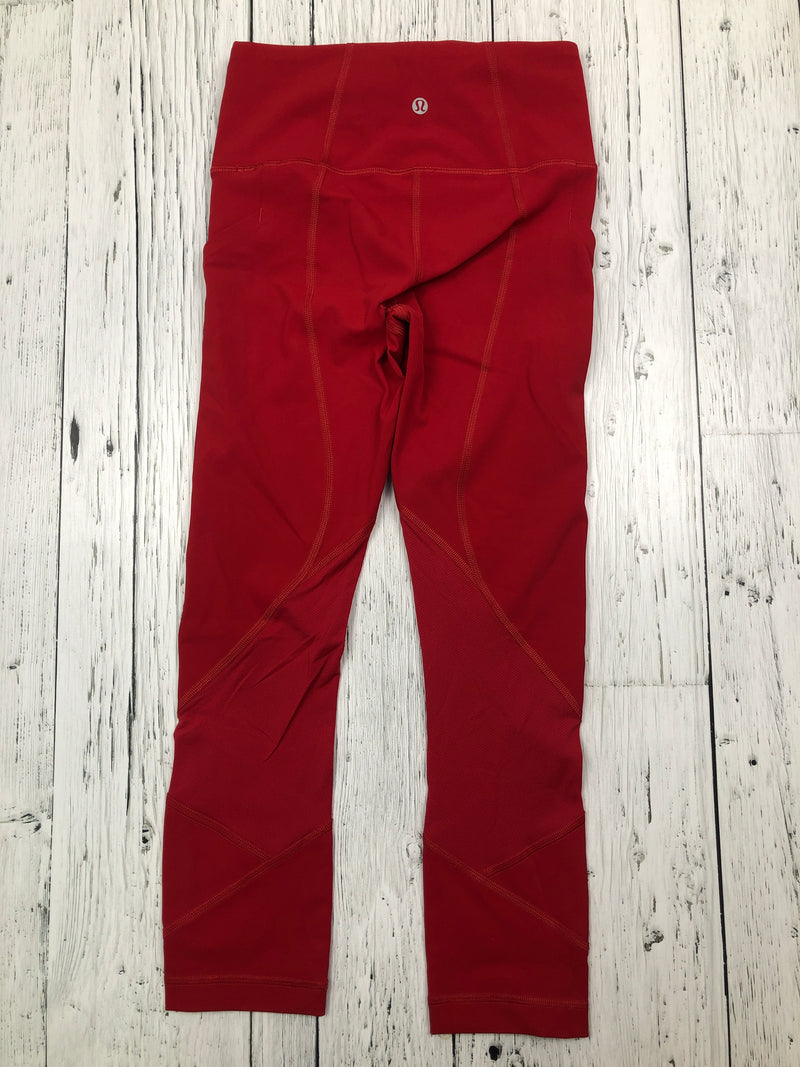 lululemon red capris - Hers XS/2