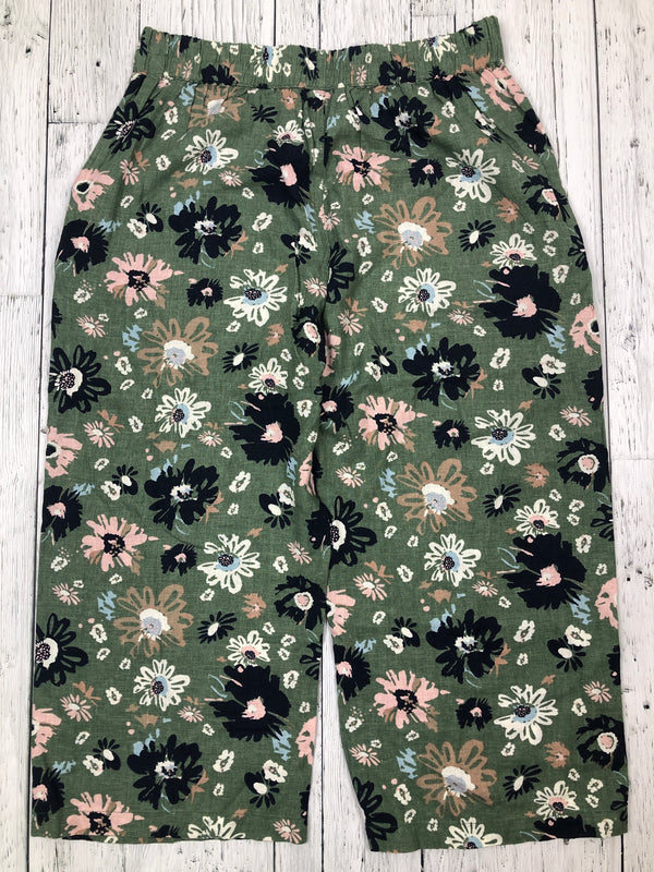 Lily&Me green floral pants - Hers L/12