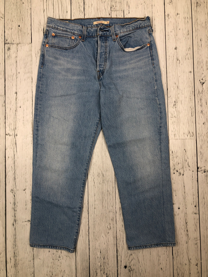 Levi’s blue wedgie straight jeans - Hers M/30