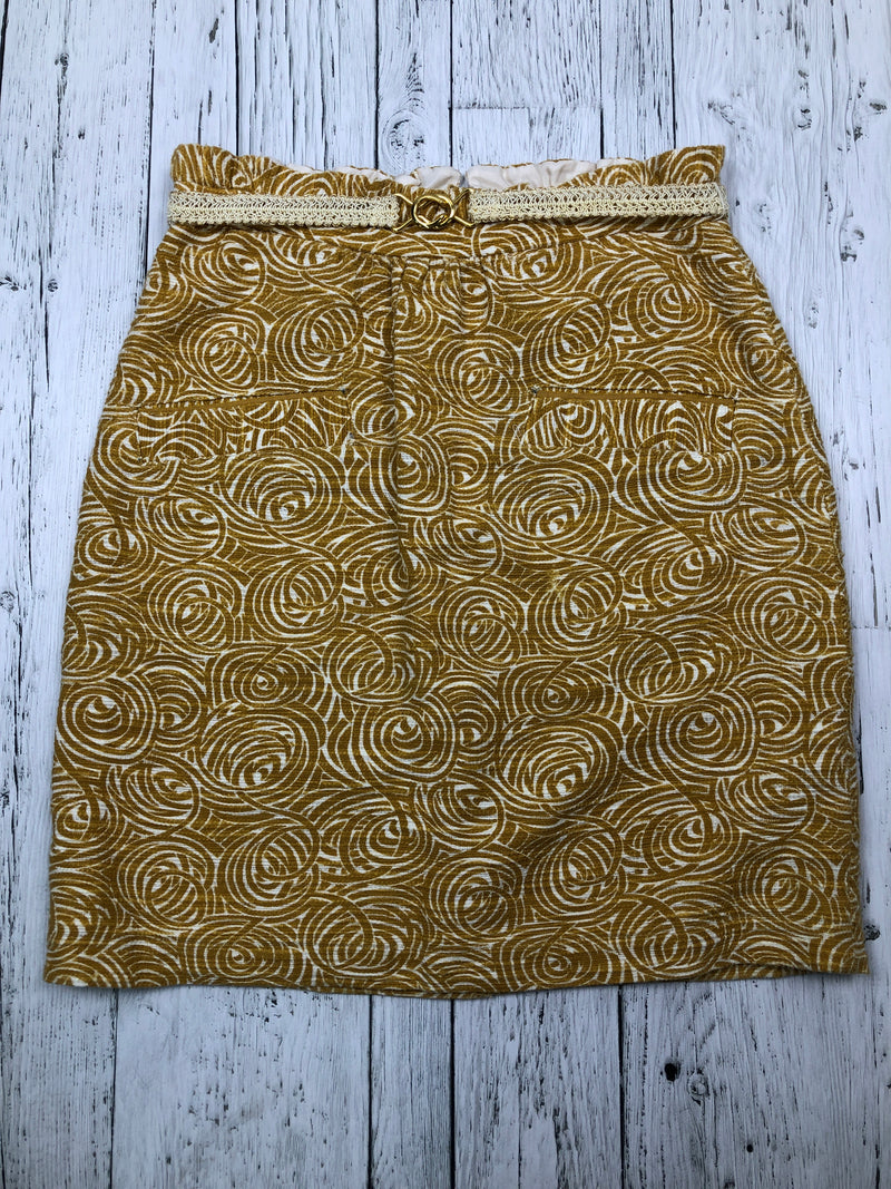 Elevenses yellow white patterned skirt - Hers S/4