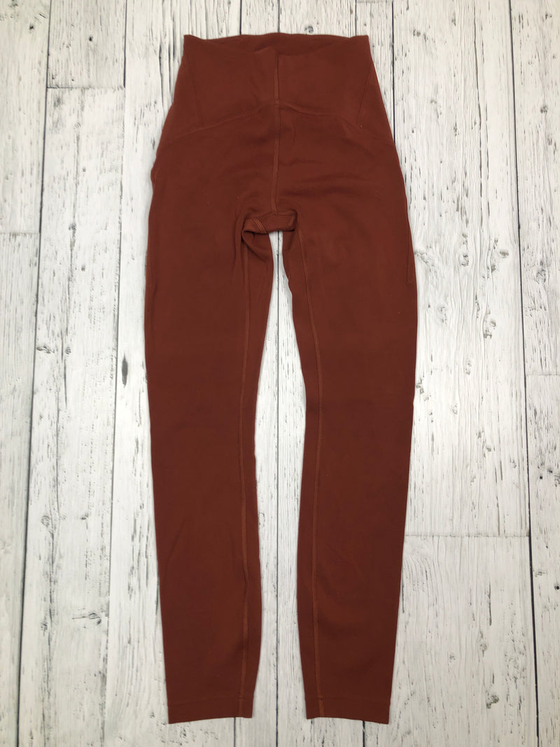 lululemon brown leggings - Hers XS/2