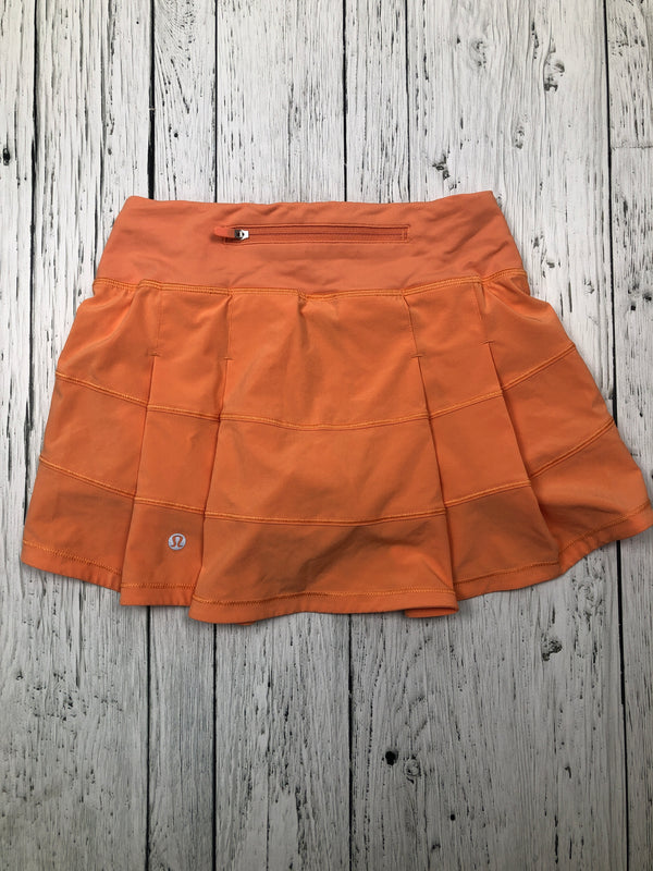 lululemon orange skirt - Hers XXS/0