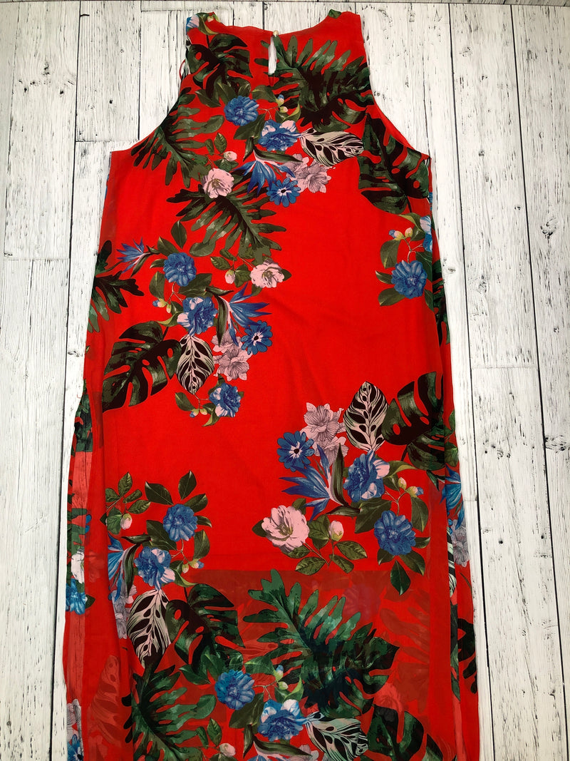 Vince Camuto red floral dress - Hers L