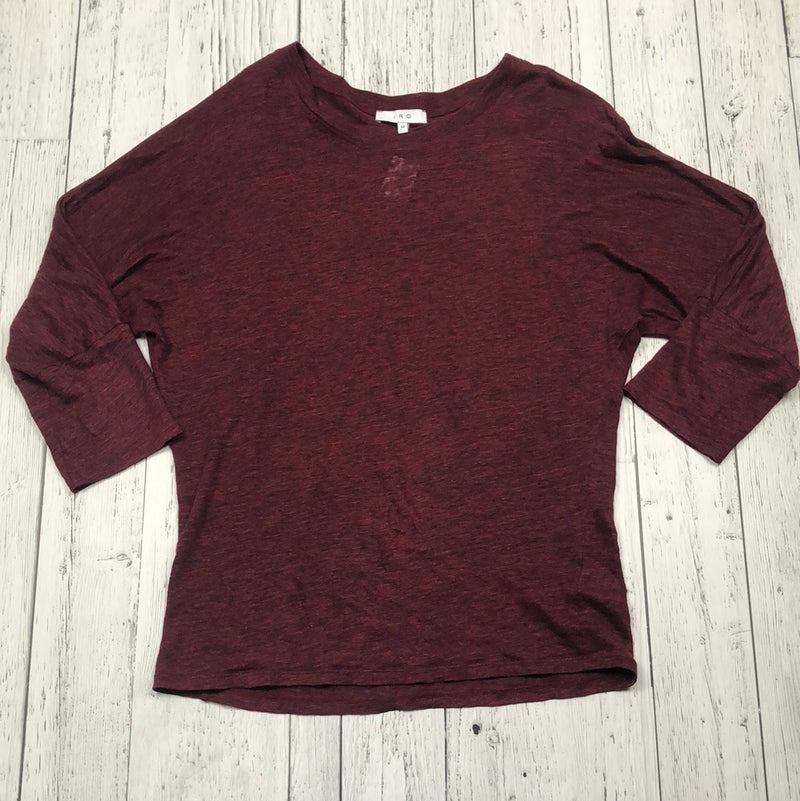 IRO burgundy shirt - Hers M