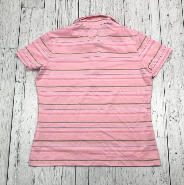 Nike golf pink striped shirt - Hers M