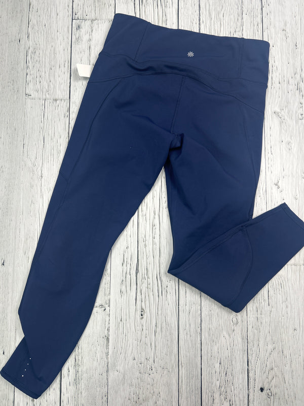 Athleta Blue leggings - Hers L