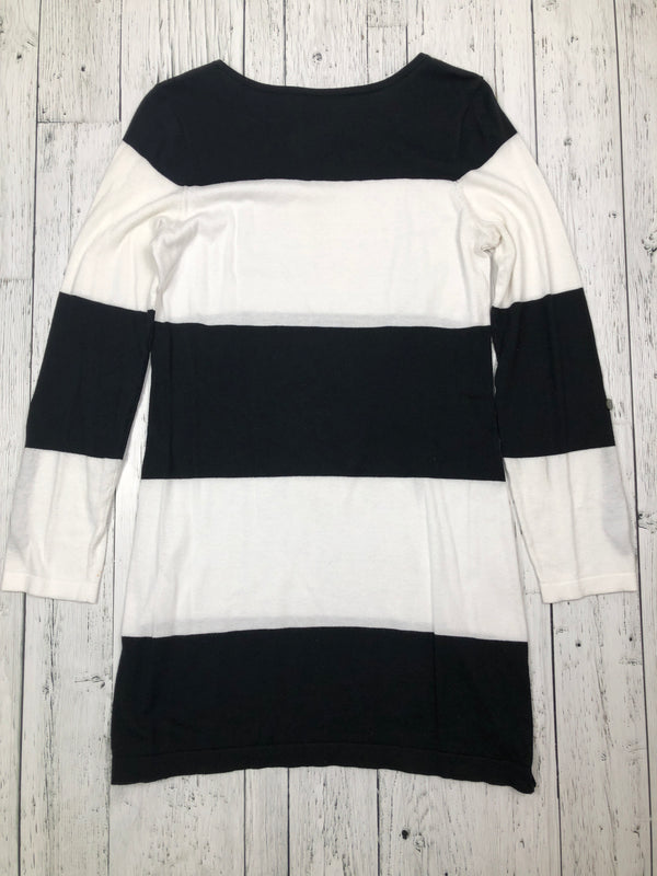 Tommy Bahama black white striped dress - Hers L