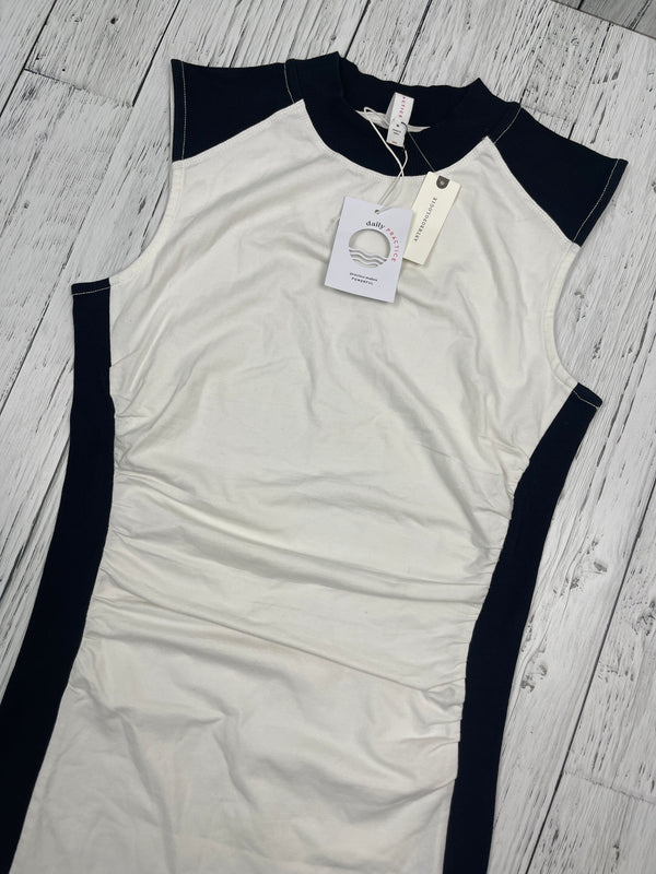 Anthropologie daily practice black and white dress - Hers M
