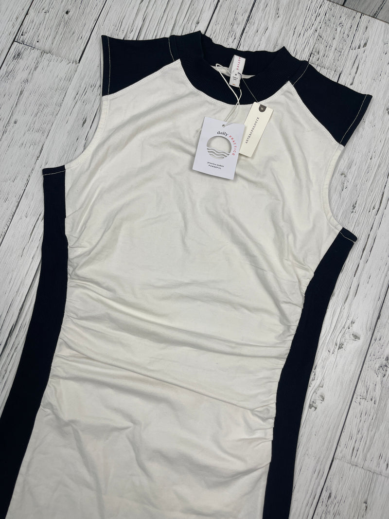 Anthropologie daily practice black and white dress - Hers M