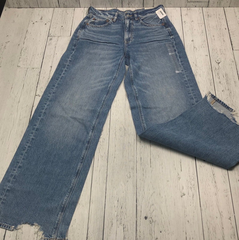 American Eagle baggy wide leg blue jeans - Hers S/27