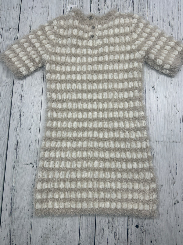 Max Studio white pattern knit dress - Girls 10/12