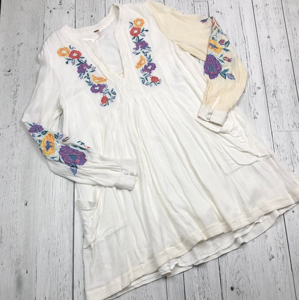 Free People white floral dress - Hers M
