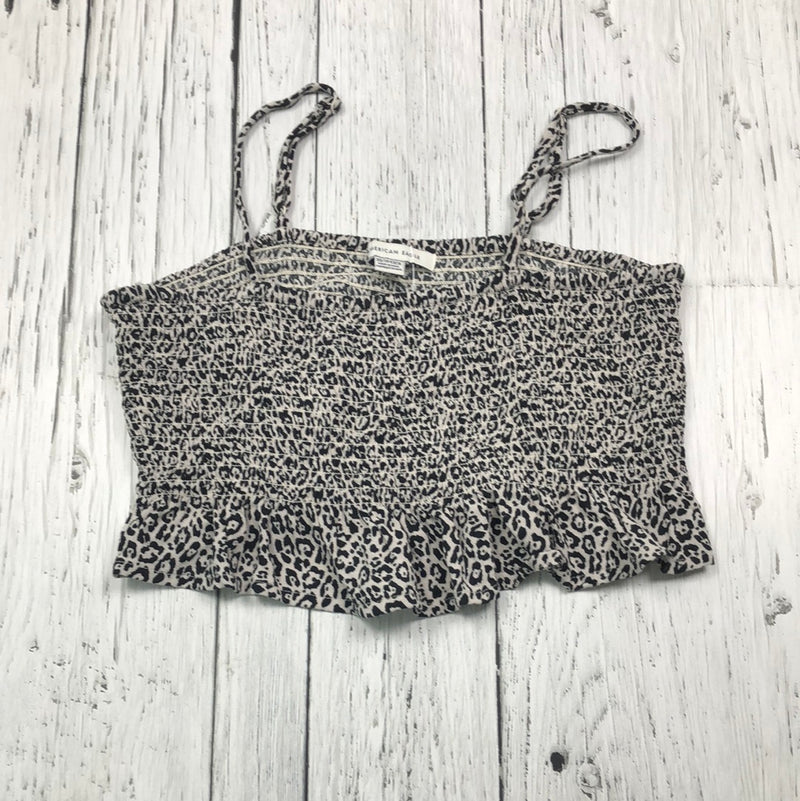 American Eagle black white patterned tank top - Hers XS