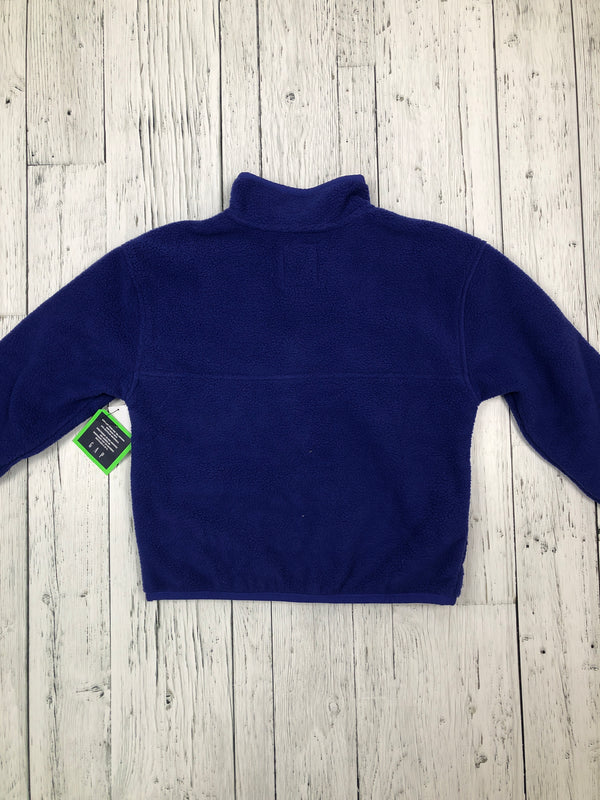 Gap blue quarter zip fleece sweater - Girls 6/7