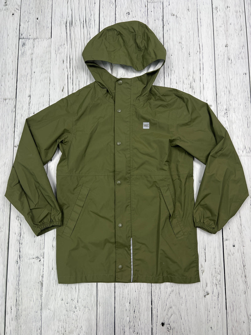 MEC green rain jacket - Either 8