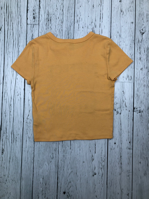 American eagle orange graphic crop top - Hers M