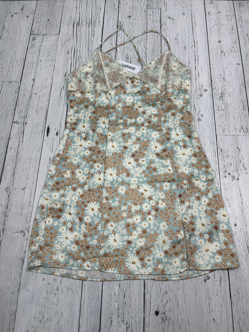 Garage blue floral dress