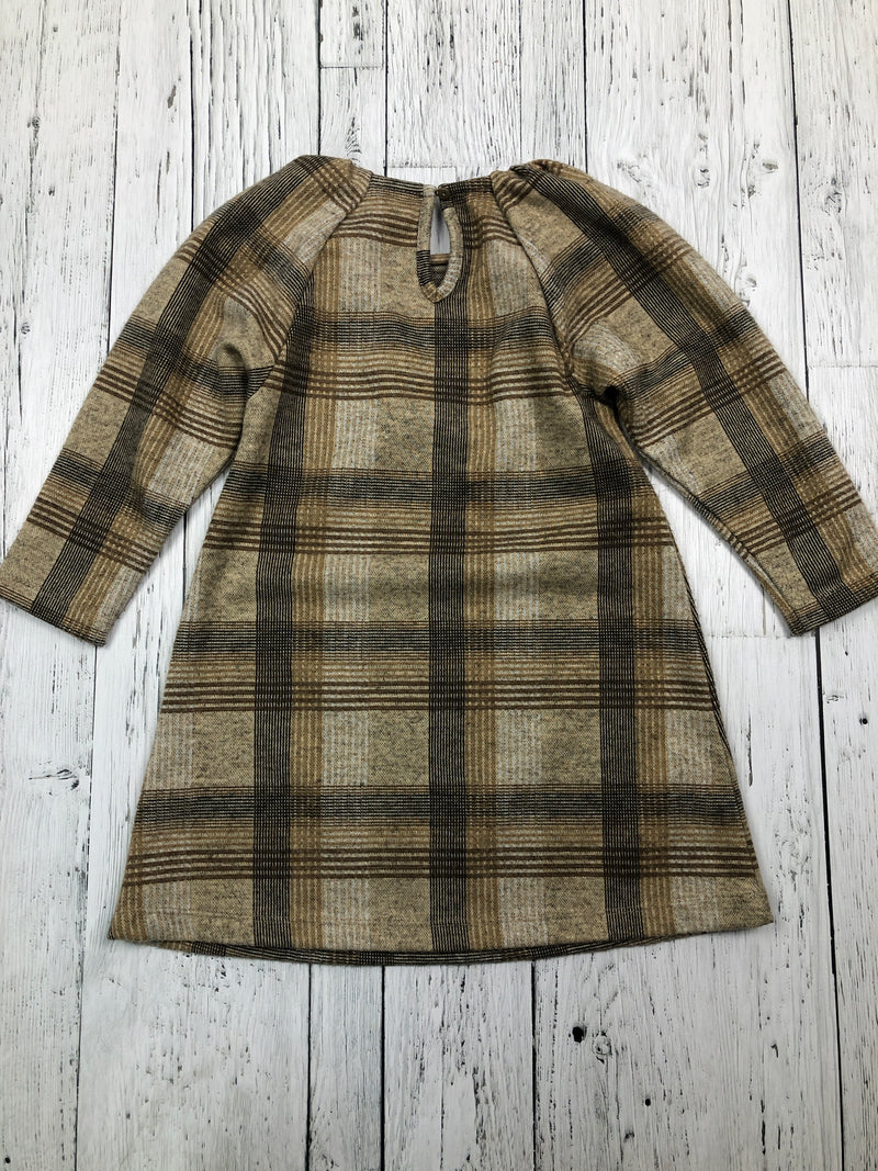 Zara brown plaid dress - Girls 6