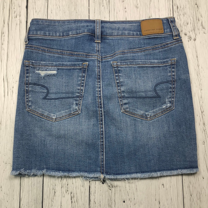 American eagle distressed blue jean skirt - Hers S/4