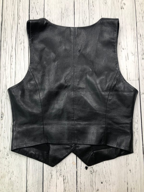 Wilfred black leather vest - Hers S/4