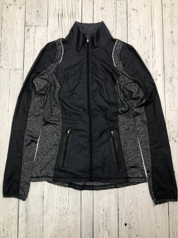 lululemon grey black sweater - Hers S/6