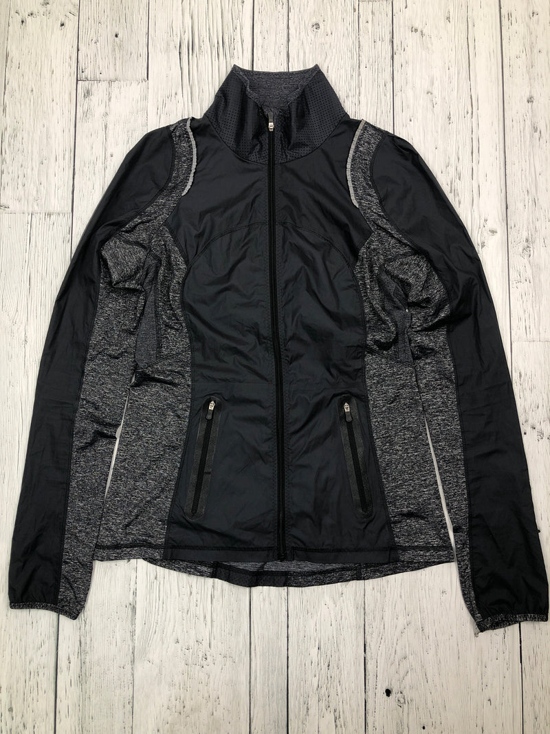 lululemon grey black sweater - Hers S/6