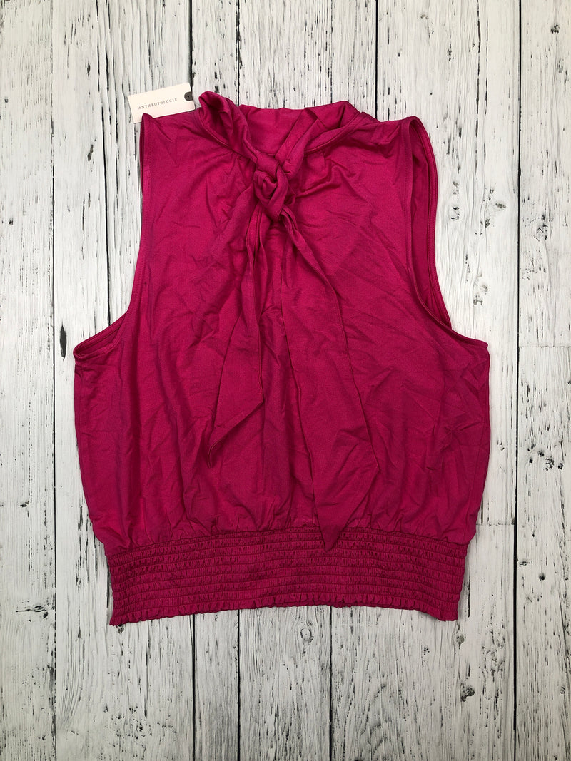 Anthropologie pink top - Hers M