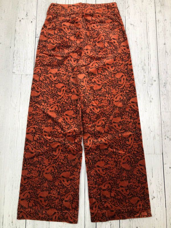 Maeve orange patterned corduroy jeans - Hers M/28