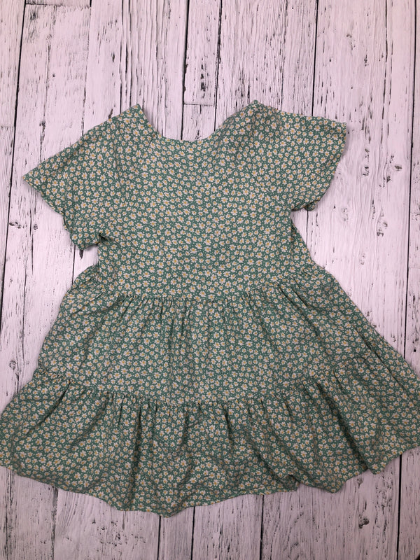 Zara green floral dress - Girls 7