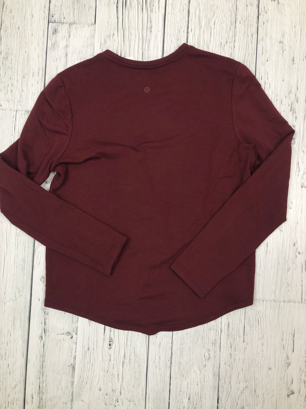 lululemon red long sleeve shirt - Hers 4