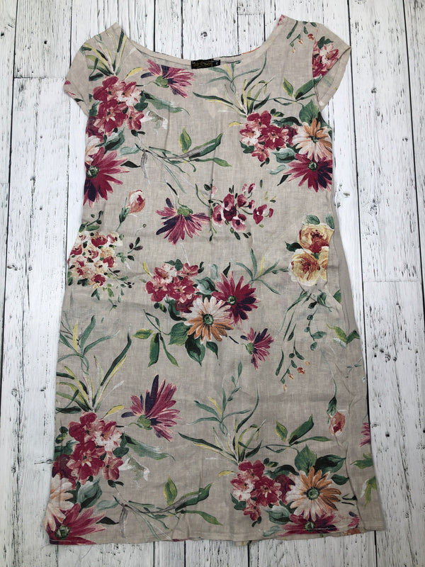 Me&Gee brown pink floral dress - Hers M
