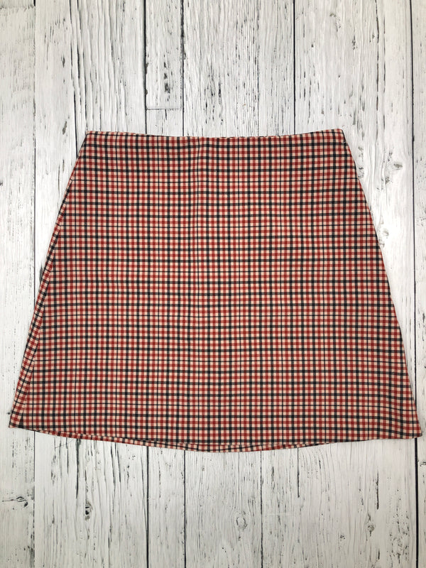 Wilfred Free Aritzia red black plaid skirt - Hers S/4