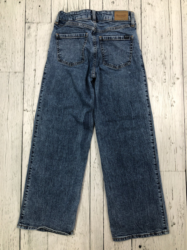 Abercrombie Kids high rise wide leg blue jeans - Girls 13/14