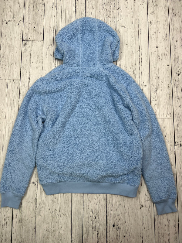 Athleta Girl blue fuzzy hoodie - Girls 16