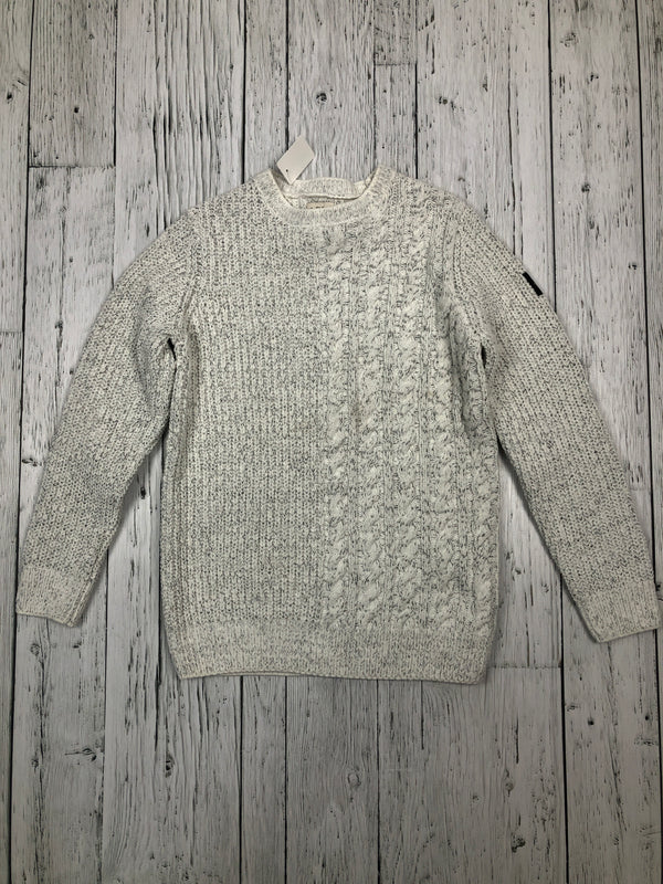 F&F white knitted sweater - Boys 8-9