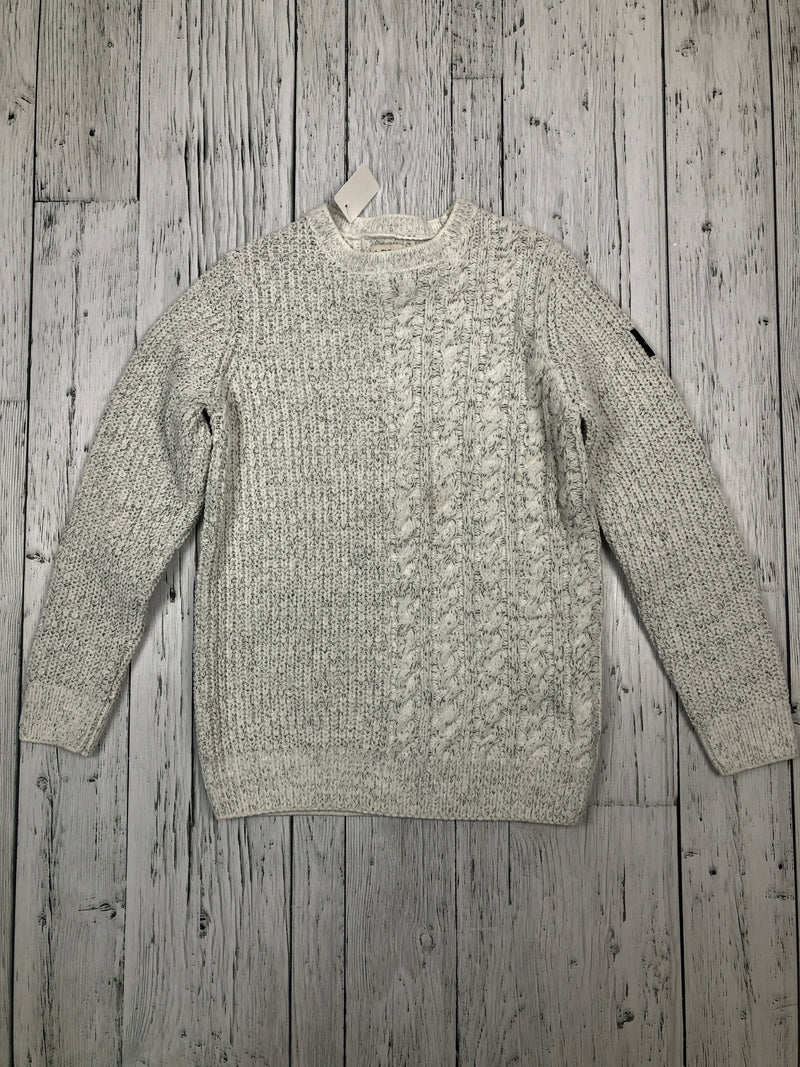 F&F white knitted sweater - Boys 8-9