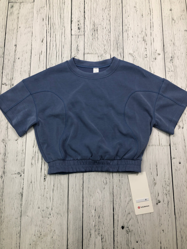 lululemon blue cropped t-shirt - Hers XS/2