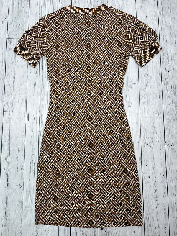 Diane von Furstenberg brown patterned dress - Hers S/4