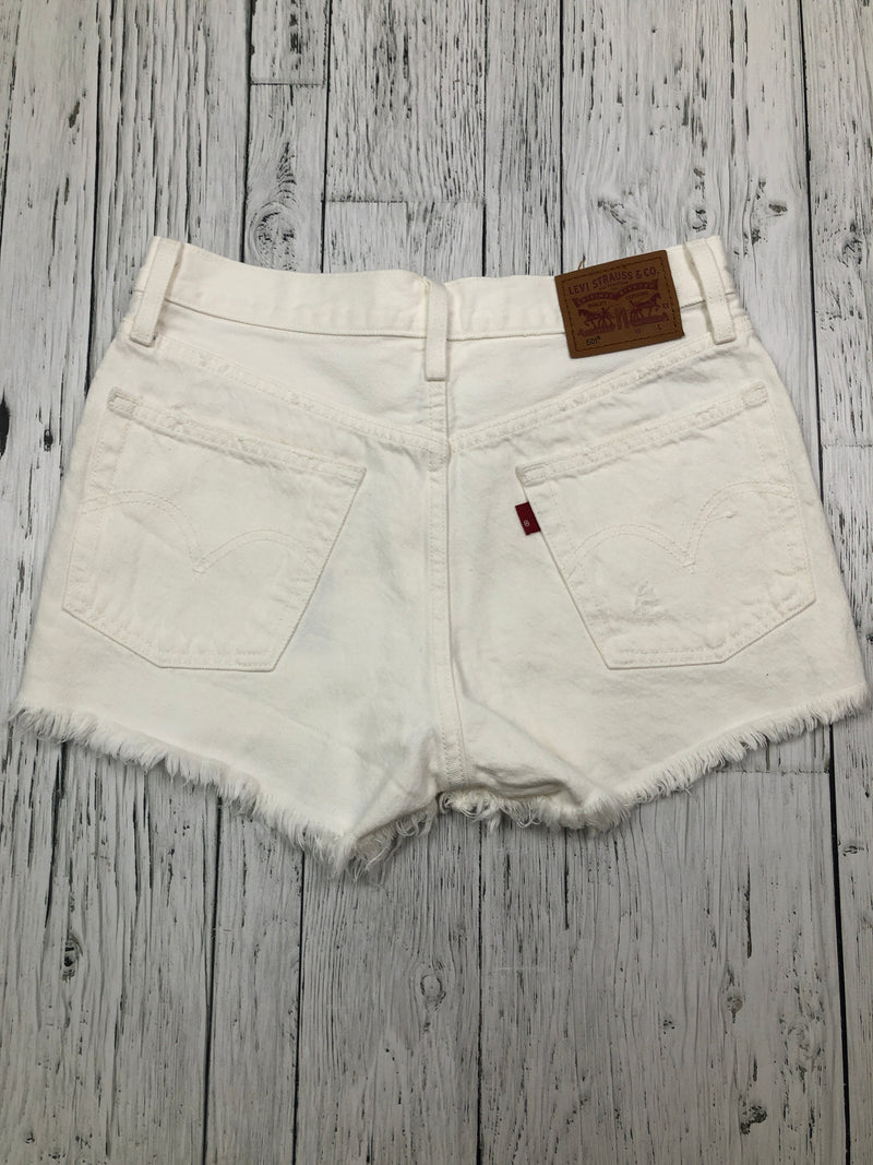 Levi’s white denim shorts - Hers XS/26