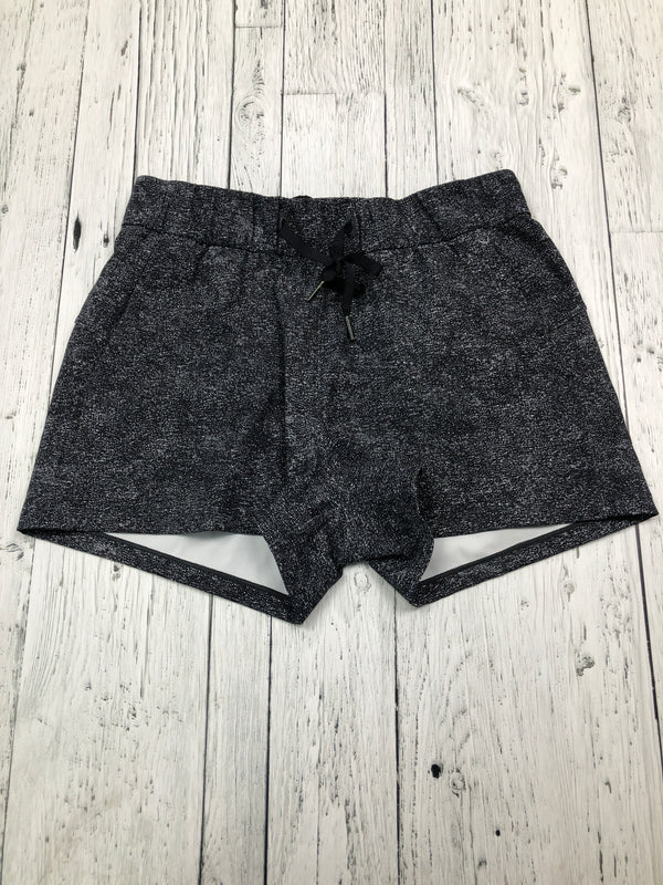 lululemon black white shorts - Hers M/8