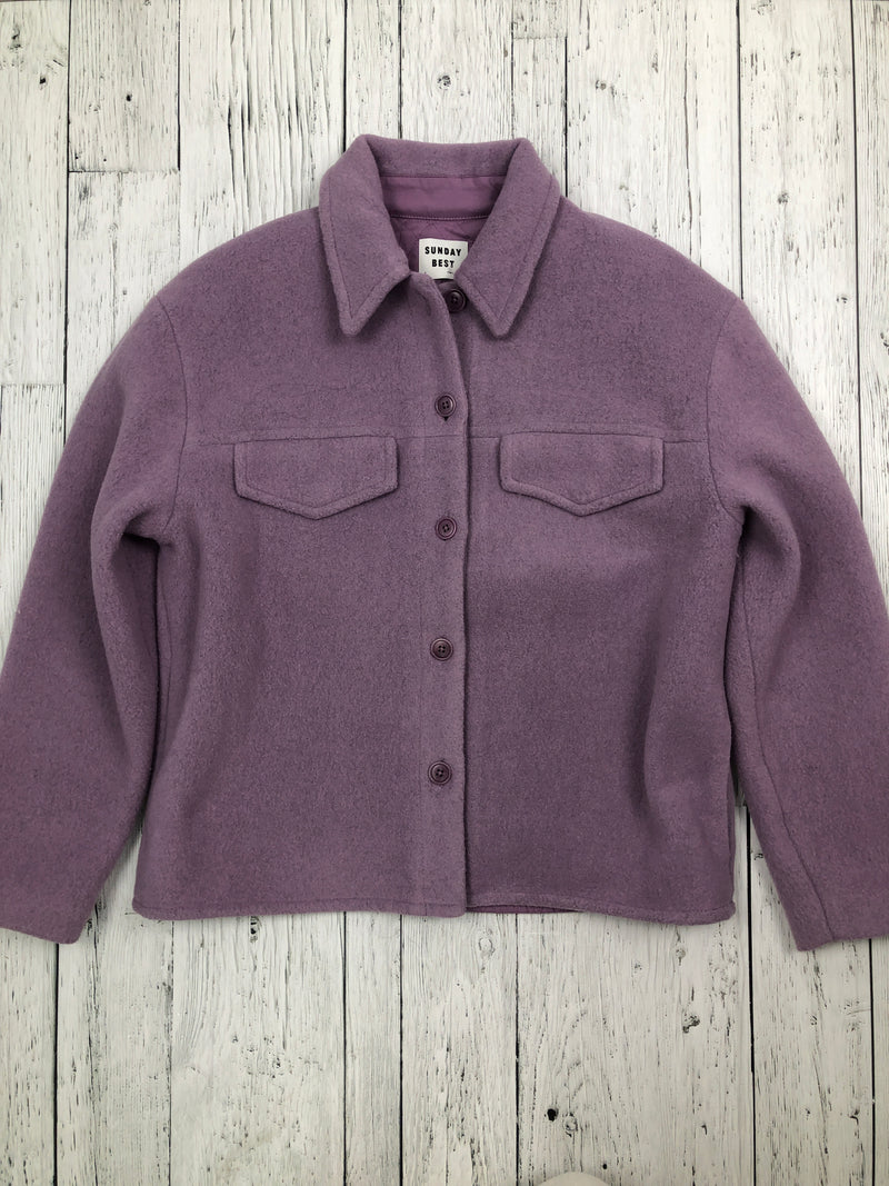 Sunday Best purple shacket - Hers S