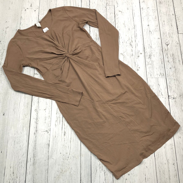 H&M brown maternity dress - Ladies M