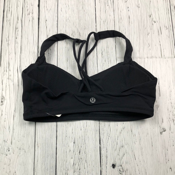 lululemon black sports bra - Hers S/6