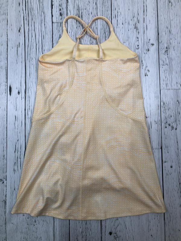 Athleta Girl yellow patterned dress - Girls 8