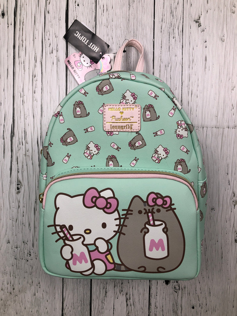 Hot topic patterned hello kitty pusheen backpack - Either