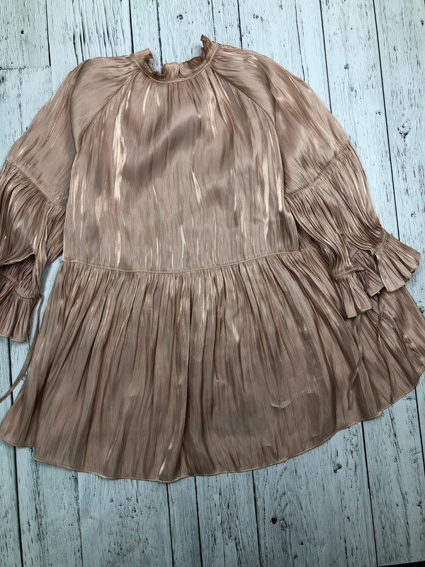 Cinq a sept gold babydoll blouse - Hers L